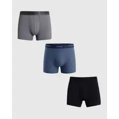 PATPRIMO - Pack X3 Bóxer Para Hombre En Tela Jaspeada X3 Para Hombre negro