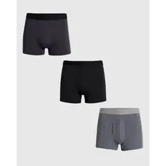 PATPRIMO - Pack X3 Bóxer Para Hombre En Tela Texturizada X3 Para Hombre negro