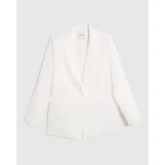 PATPRIMO - Blazer Para Mujer Con Ajuste De Botón Para Mujer Blanco