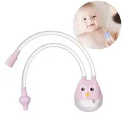 ZOCOCIO - Aspirador Nasal Succionador Nasal Saca Mocos Lavable Rosa