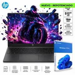 HP - Portátil 255 G10 Ryzen 5 - 16GB RAM - 512GB SSD - 15.6"