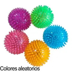 GENERICO - Pelota Chillona Con Luz Led Para Perros Y Gatos 6cm
