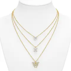 ZYRAL - Collar Dorado Mujer Marca ZCOC01-86