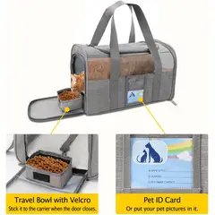 ASIA IMPORT - Guacal Tipo Bolso Transportador De Mascotas Talla M Avion