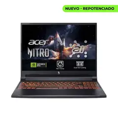 ACER - Portatil Gamer Nitro V16 Ryzen 7 260 Ram 32GB SSD 2TB RTX 5070 8GB Pantalla 16" 2K 180Hz