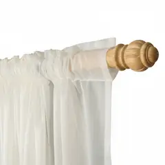 GENERICO - Cortina En Velo Muselina 280cm Ancho X 220cm Alto Beige Entero