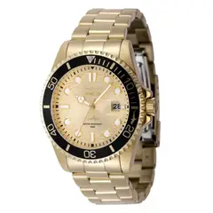 INVICTA - Reloj Pro Diver hombre 43 mm Dorado con Dorado