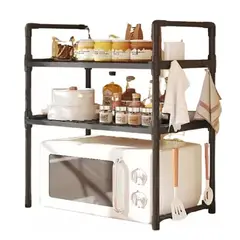 CHINA GLAZE - Organizador cocina repisas 3 niveles horno microondas qr 3p