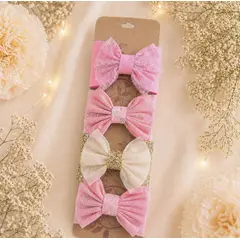 BABARIA - Set Pinzas Para Niñas Accesorios Para Cabello, Hebillas, Moños, Balacas, Diadema