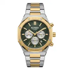 GENERICO - Reloj G-force Gr8440 Cronografo De Acero + Estuche Premium