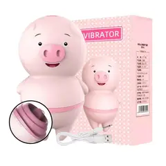 GENERICO - Vibrador Masajeador Estimulador De Clítoris Lengua Pig