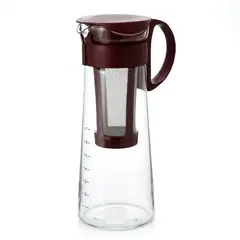 HARIO - Jarra Mizudashi 1000 ml – Cold Brew Café y Té, Filtrado en Frío, Botella con Filtro