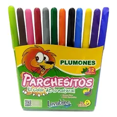 PARCHESITOS - Estuche Plumon Marcador X12 Colores