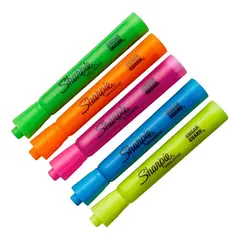 SHARPIE - Resaltador Tank Surtido X5