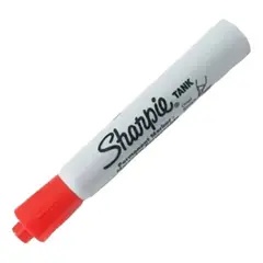 SHARPIE - Marcador Permanente Grueso Tank X8 Und Rojo