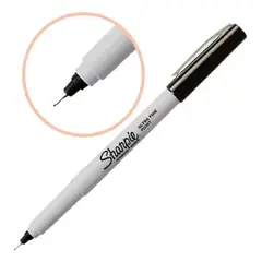SHARPIE - Marcador Ultrafino Micropunta X6 Negro