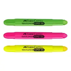 FABER CASTELL - Resaltador Gel Surtido X6