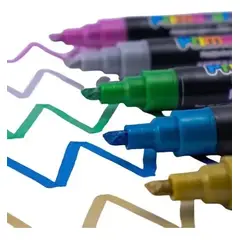 PRIMAVERA - Marcador Posterman 6mm X5 Surtido Metalizado
