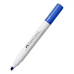 FABER CASTELL - Marcador Recargable Borrable Tablero X12 Azul