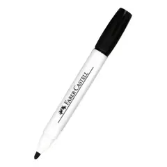 FABER CASTELL - Marcador Recargable Borrable Tablero X12 Negro