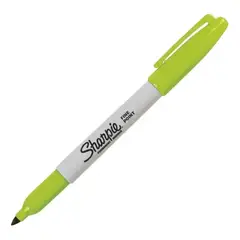 SHARPIE - Marcador Permanente Punta Fina X24 Und Verde Claro