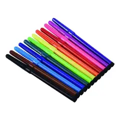 GENERICO - 24 Estuches Plumones Marcadores Economicos X12 Colores