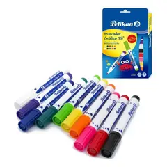 PELIKAN - Marcador Grafico 751 6 Cajas X 10 Und Color Surtido