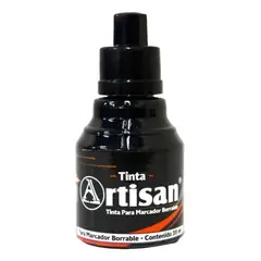 ARTISAN - Tinta Recargar Marcador Borrable 39ml Negro X12 Und