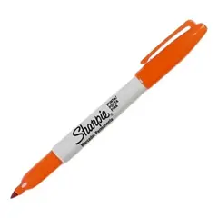 SHARPIE - Marcador Permanente Punta Fina X48 Und Naranja