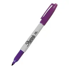 SHARPIE - Marcador Permanente Punta Fina X48 Und Morado