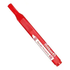 PELIKAN - Marcador Permanente 418 Grueso X 50 Und Rojo
