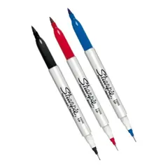 SHARPIE - Marcador Permanente Doble Punta Twin X48 Surtido