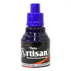 ARTISAN - Tinta Recargar Marcador Borrable 39ml Azul X24 Und
