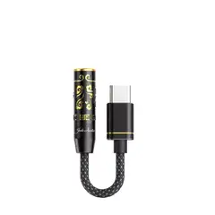 GENERICO - Dac Amplificador Audifonos Fiio Jiezi Usb Tipo C A 3,5mm