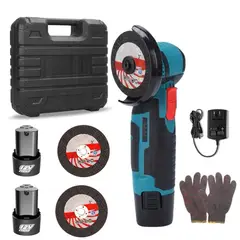 GENERICO - Mini Pulidora Angular Inalámbrica 12v Kit 2 Baterías Estuche