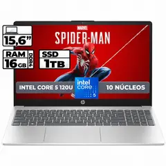 HP - PORTATIL - INTEL CORE I5 120U - RAM 16GB - SSD 1TB - 15.6 Full HD - Natural Silver