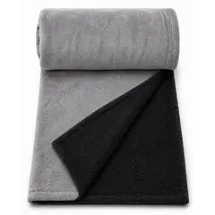 ABRICOL - Cobija Doble faz Cama doble 180x220 cm Gris Negro