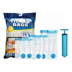 CHINA - Bolsas Al Vacio Para Ropa Hermeticas Ahorrador Espacio+bomba
