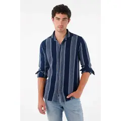TENNIS - Camisa manga larga con raqueta para hombre