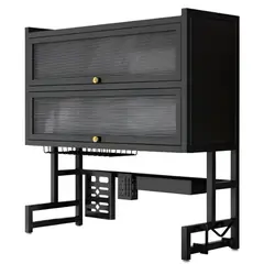 GENERICO - Escurridor De Platos Organizador De Cocina Gabinete Doble Tapa 65 CM