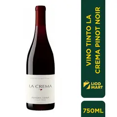 VINO TINTO LA CREMA PINOT NOIR 750 ML