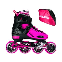CHICAGO - Patines En Linea Semiprofesionales Magic S 30 Ajustables a 33 Fucsia