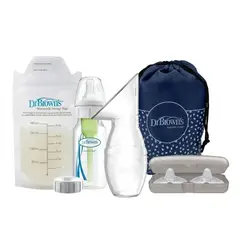 DR BROWNS - Set para Lactancia Materna Protectores T2+ Bolsas