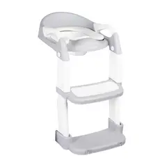 BEBESIT - Entrenador de Baño Bebé vasenilla Dreams con Reductor y Escalera Gris