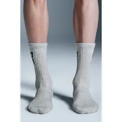 ON RUNNING - Medias Logo Sock High 3P 2UF10311732 Gris Unisex