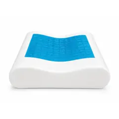 GENERICO - Almohada Ortopédica Memory Foam con Gel Frio 60x40cm