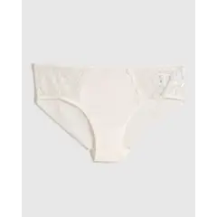 PATPRIMO - Panty De Mujer Hipster Marca Color Crema #30800044
