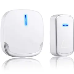 ONE PIXEL - Timbre Inalambrico De Puerta Con Luz Electronico Impermeable