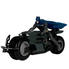 MC FARLANE - FIGURAS MCFARLANE DC MULTIVERSE VEHICLES BAT-CYCLE CON BATMAN - FLASH MOVIE