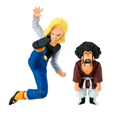 BANPRESTO - FIGURA BANDAI DRAGON BALL Z MATCH MAKERS ANDROID 18 VS SATAN